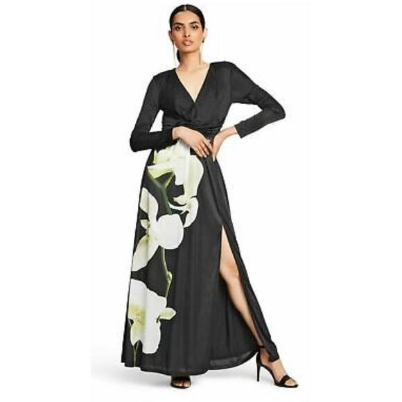 Altuzarra x Target Floral Print Maxi Dress Side Slits - Picture 1 of 12